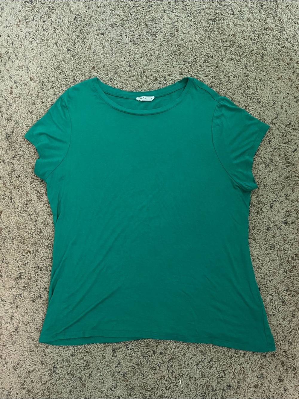 Women's Short-Sleeve Crewneck Top - Kelly Green
